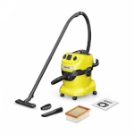 Kärcher vee- ja tolmuimeja WD 4 P V-20/5/22 EU Wet and Dry Vacuum Cleaner, kollane/must