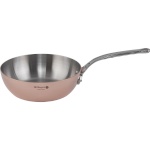 De Buyer pann Prima Matera Sauté Pan Copper/Steel 24cm curved induction