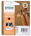 Epson tindikassett T0711 Twin Pack must