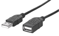 Manhattan kaabel Hi-Speed USB Extension Cable A-A M/F 1,8m must