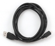 Gembird micro USB cable 2.0 AM-MBM5P black 3m