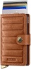 Secrid kaarditasku Emboss Lines Cognac Miniwallet, pruun