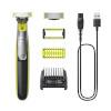 Philips habemepiiraja QP2834/20 OneBlade 360 Face and Body Shaver, must/roheline