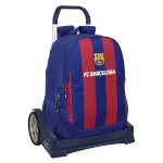 F.C. Barcelona ratastega koolikott 24/25 kastanpruun meresinine 32x44x16cm