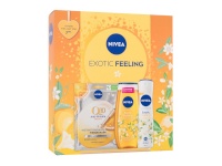 Nivea komplekt Exotic Feeling Antiperspirant 150ml + Shower Gel Exotic Feeling 250ml + Facial Mask Q10 Anti-Wrinkle Energy, naistele