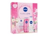 Nivea komplekt Floral Love Shower Gel 250ml + Body Lotion Floral Love 250ml + Facial Mask Skin Radiance, naistele