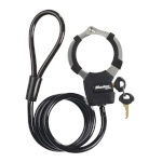 Master Lock rattalukk Keyed Cable Street Cuff Lock 8275EURDPROBLK