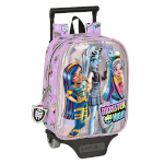 Monster High ratastega koolikott Best boos lilla 22x27x10cm