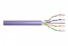 Digitus võrgukaabel Tele-information, installation cable, U / UTP category 6, wire, copper, PVC, 305m, violetne