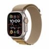 Apple nutikell Watch Ultra 2 GPS + Cellular 49 mm Natural Titanium Case with Tan Alpine Loop - Small