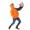 Maskeraadi kostüüm täiskasvanutele Halloween Siga sudadera oranž (2 Tükid, osad)