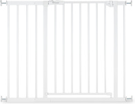 Hauck Open N Stop 2 turvavärav, 75-80cm, valge + 21cm pikendusjupp