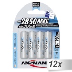 Ansmann akud 12x4 NiMH 2850 Mignon AA 2650mAh