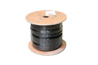 Digitus võrgukaabel Installation cable U/UTP cat. 5e, PE wire, external gelled, must, 305m (reel)