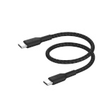 Belkin laadimiskaabel BOOST CHARGE braided Cab. USB-C/USB-C 15cm sw.CAB004BT0MBK