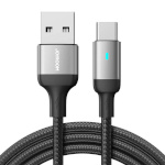 Joyroom laadimiskaabel Cable to USB-A / USB-C / 3A / 3m S-UC027A10 (must)