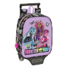 Monster High ratastega koolikott Creep must 22x27x10cm