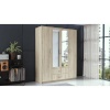 Top E Shop riidekapp ROMANA 160 SON bedroom wardrobe/closet 11 shelves 4 doors Oak