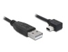 Delock kaabel Cable USB 2.0 A -> Mini USB 5pin(M) angled 2M