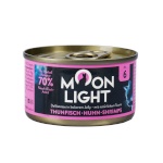 Moonlight kassitoit Dinner Nr 6 Tuna, Chicken and shrimps - Wet Cat Food- 80g