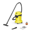 Kärcher tolmuimeja 1.628-107.0 Wet & Dry Vacuum Cleaner WD 3 V-19/4/20, kollane/must