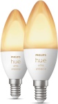 Philips Hue lambipirn White Ambiance LED Smart Bulb, BT, E14, 470 lm, 2tk