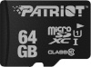 Patriot mälukaart MicroSDXC 64GB LX Series