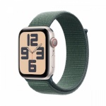 Apple nutikell Watch SE GPS + Cellular 44 mm Starlight Aluminum Case with Lake roheline Sport Loop