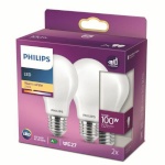 Philips LED pirn Equivalent 100 W E27 valge D (2700 K) (2tk)