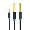 Vention audiokaabel Vention Vention BACBD Male TRS 3.5mm to 2x Male 6.35mm Audio Cable 0.5m must