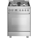 Smeg gaasipliit GP61X9 Classica, 60 cm, 4 x gaas, pürolüüs, elektriahi, roostevaba teras