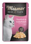 Miamor kassitoit Feine Filets Tuna & Crabs Sachet, 100g