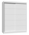 Top E Shop riidekapp IGA 160 BIEL C KPL bedroom wardrobe/closet 7 shelves 2 doors valge