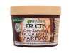 Garnier juuksemask Fructis Hair Food Cocoa Butter Extra Smoothing Mask 400ml, naistele