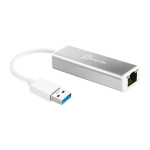 J5 Create j5create USB 3.0 Gigabit Ethernet adapter, hõbedane JUE130-N