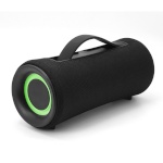 Gembird kõlar SPK-BT-LED-04 Wireless LED boombox speaker, must