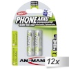 Ansmann akud 12x2 maxE NiMH Mignon AA 800mAh DECT Phone