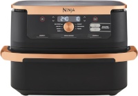 Ninja kuumaõhufritüür AF500EU Foodi FlexDrawer Dual Air Fryer 10,4L, Copper pronks/must