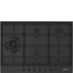 SMEG pliidiplaat PX375LMB Classic, 5 x gaas, 72,5cm, matt must