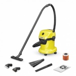 Kärcher vee- ja tolmuimeja WD 3 V-15/4/20 Car Wet & Dry Vacuum Cleaner, 1000W, kollane/must