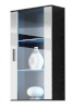 Cama Meble vitriinkapp hanging display cabinet SOHO must/valge läikega