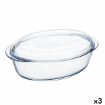 Pyrex ahjuvormclassic Vidrio Kaanega läbipaistev Klaas 33x20x10cm (3tk)