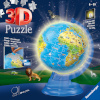 Ravensburger 3D pusle, Light Up Childrens Globe, 180 tk., 11288