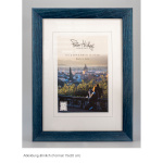 Peter Hadley pildiraam Nina 15x20 cm ozeanblau, Wooden Frame, puidust raamiga