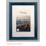 Peter Hadley pildiraam Nina 20x30 cm ozeanblau, Wooden Frame, puidust raamiga