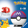 Ravensburger 3D pusle Pokemon Master Ball, 54 tk, 11564