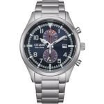 Citizen meeste kell SPORT CRONO - ECO DRIVE Hõbedane (Ø 43 mm)