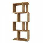 Top E Shop riiul Bookcase FIESTA 4P 59,5x30x140cm, artisan oak