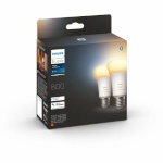 Philips nutipirn Smart LED Hue White Ambiance E27 800lm, 2tk