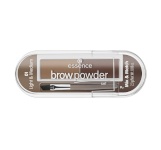 Essence kulmuvärv Brow Powder Set 2,3g, 01 Light & Medium, naistele